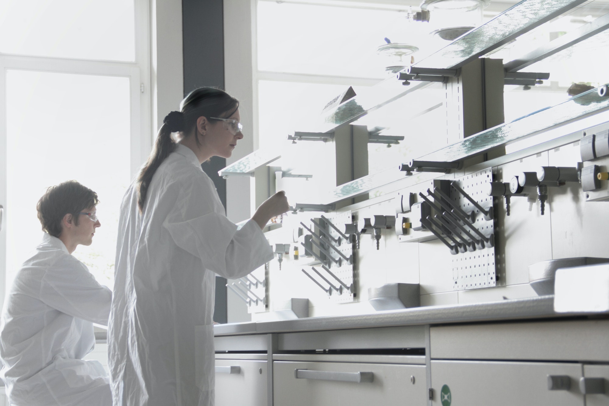 Chemistry students in laboratory